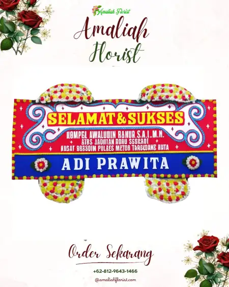 Papan Bunga Ucapan Selamat Asembagus